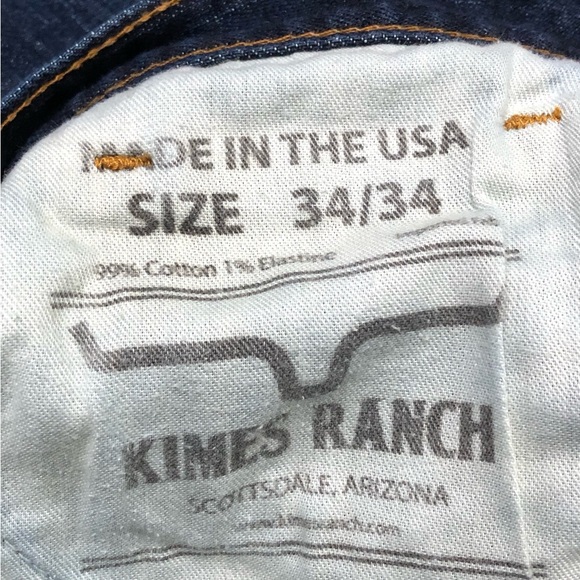Kimes Ranch Dark Blue Denim Jeans - Picture 7 of 9